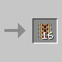 Powered Rail Crafting Output 16