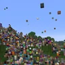 Minecraft, But It Rains Random Blocks..