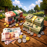 Russian Money Mod — русские деньги и паспорт для Minecraft 1.20.1