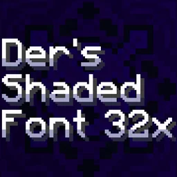 Der's Smooth Shaded Font (Faithful 32x)