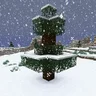 Snow Under Trees
