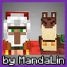 Wandering Santa Trader & Reindeer Llamas