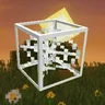 White cobweb outline