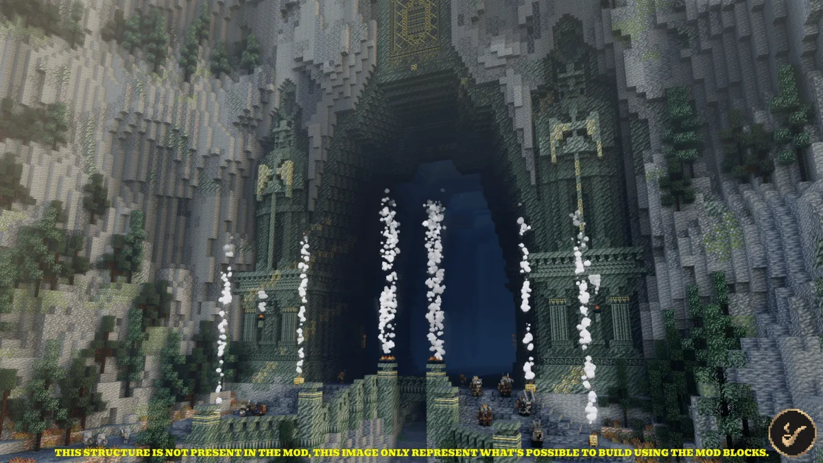 Скриншот Мод Властелин Колец в Minecraft (Middle-earth) 4