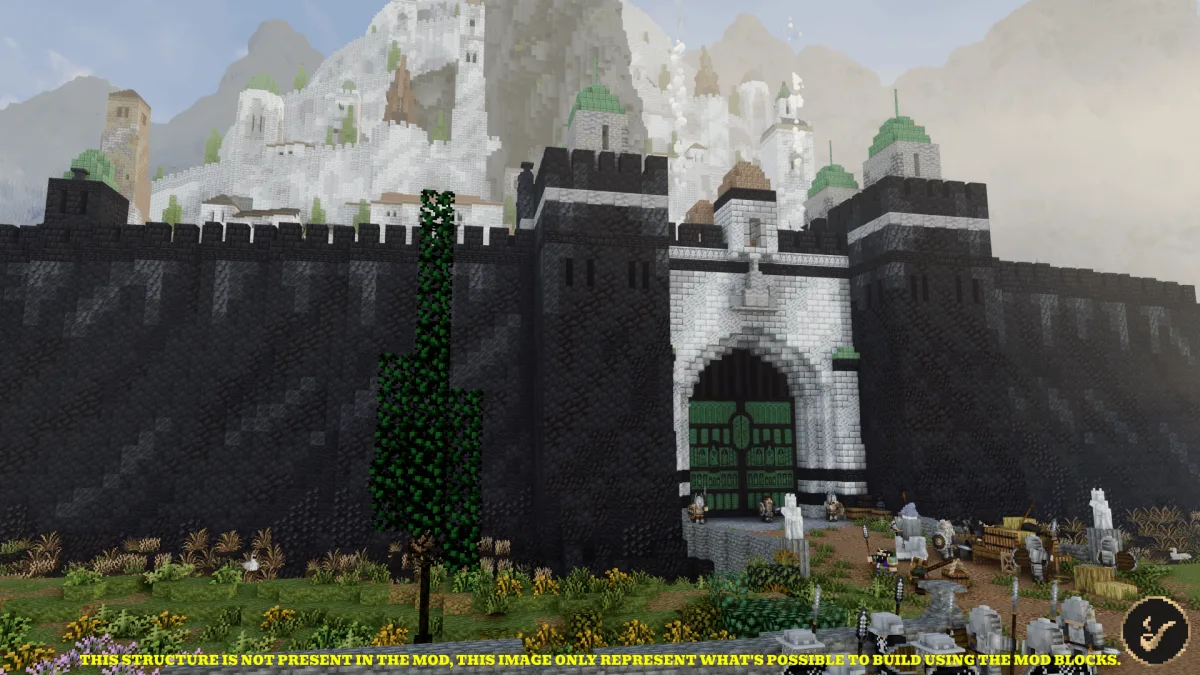 Скриншот Мод Властелин Колец в Minecraft (Middle-earth) 6