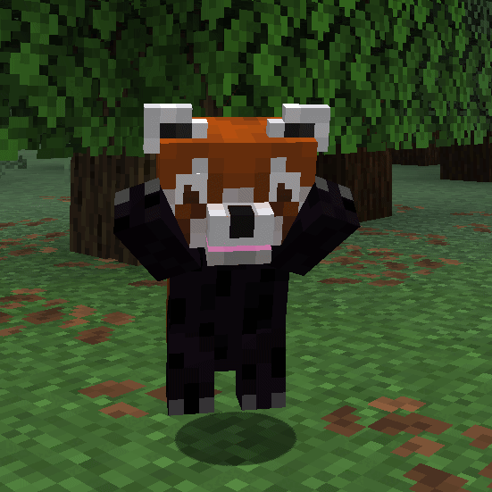 Скриншот Мод Animal Garden - Red Panda [1.21.11] для Minecraft — приручаемые красные панды 2