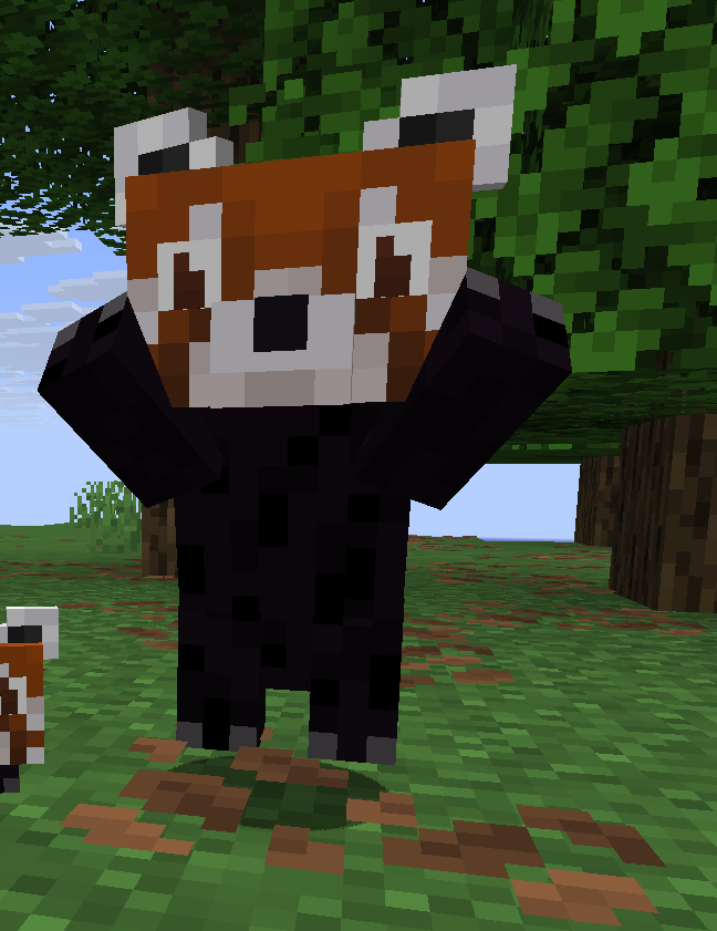 Скриншот Мод Animal Garden - Red Panda [1.21.11] для Minecraft — приручаемые красные панды 5
