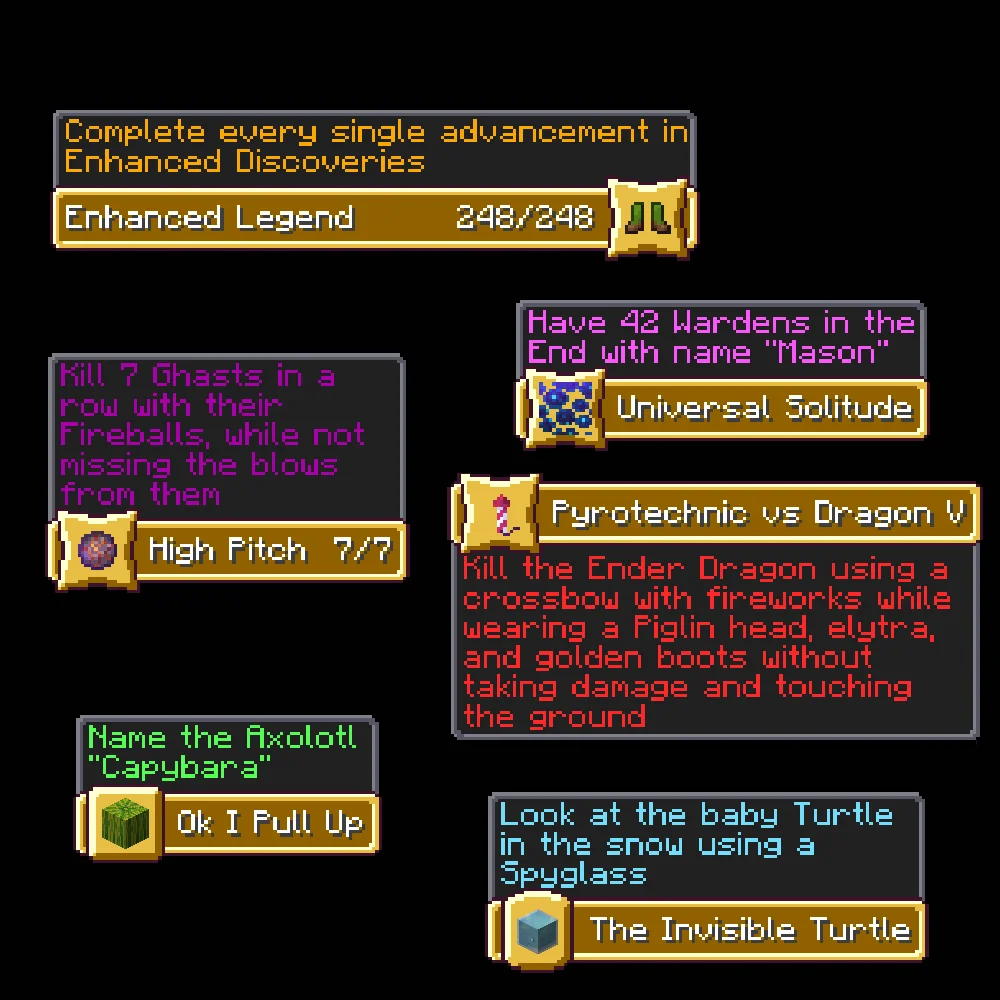 Скриншот BlazeandCave's Advancement Pack Enhanced Discoveries 2