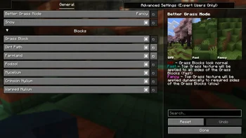 Скриншот BetterGrassify 4