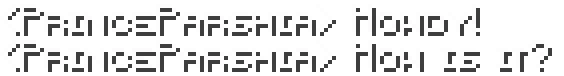 Capitalized Font