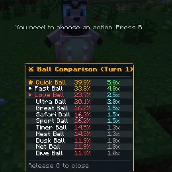 Скриншот Cobblemon Catch Rate Display 3