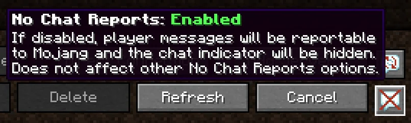 Скриншот Chat Reporting Helper 5