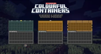 Скриншот Colourful containers Dark Mode GUI 3