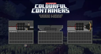 Скриншот Colourful containers Dark Mode GUI 5