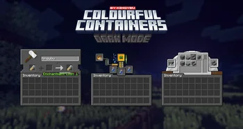 Скриншот Colourful containers Dark Mode GUI 6