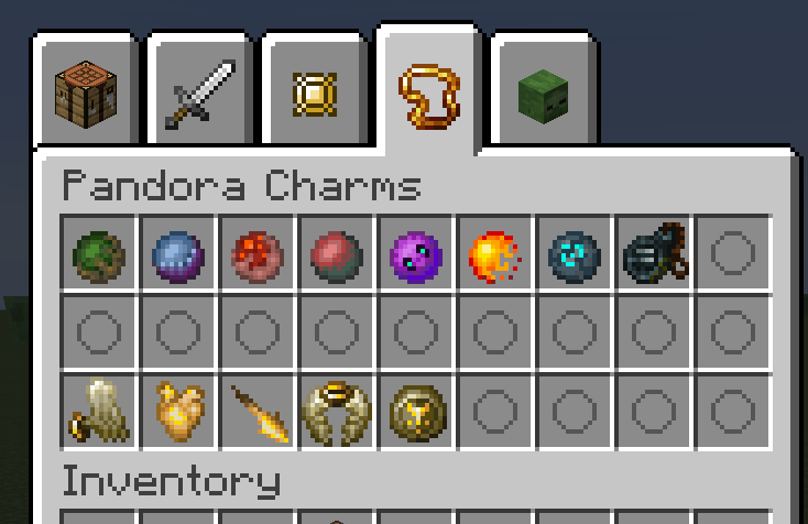 Скриншот Мод Curse of Pandora [2.4.26] для Minecraft — уникальные артефакты с проклятиями 1