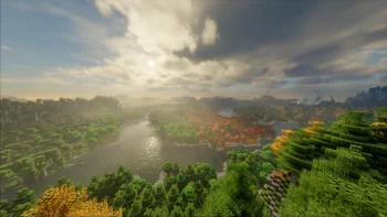 Скриншот Distant Horizons & Iris Shaders 2