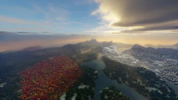 Скриншот Distant Horizons & Iris Shaders 4