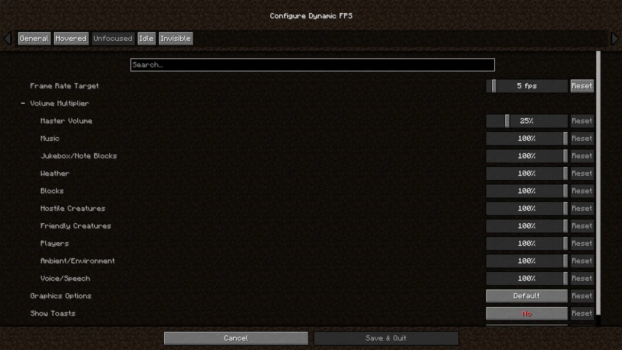 Скриншот Dynamic FPS 3