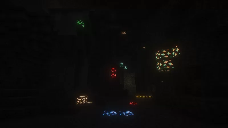 Скриншот Emissive Glowing Ores 2