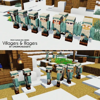 Скриншот Human Era: Villagers & Illagers X Fresh Animations 6