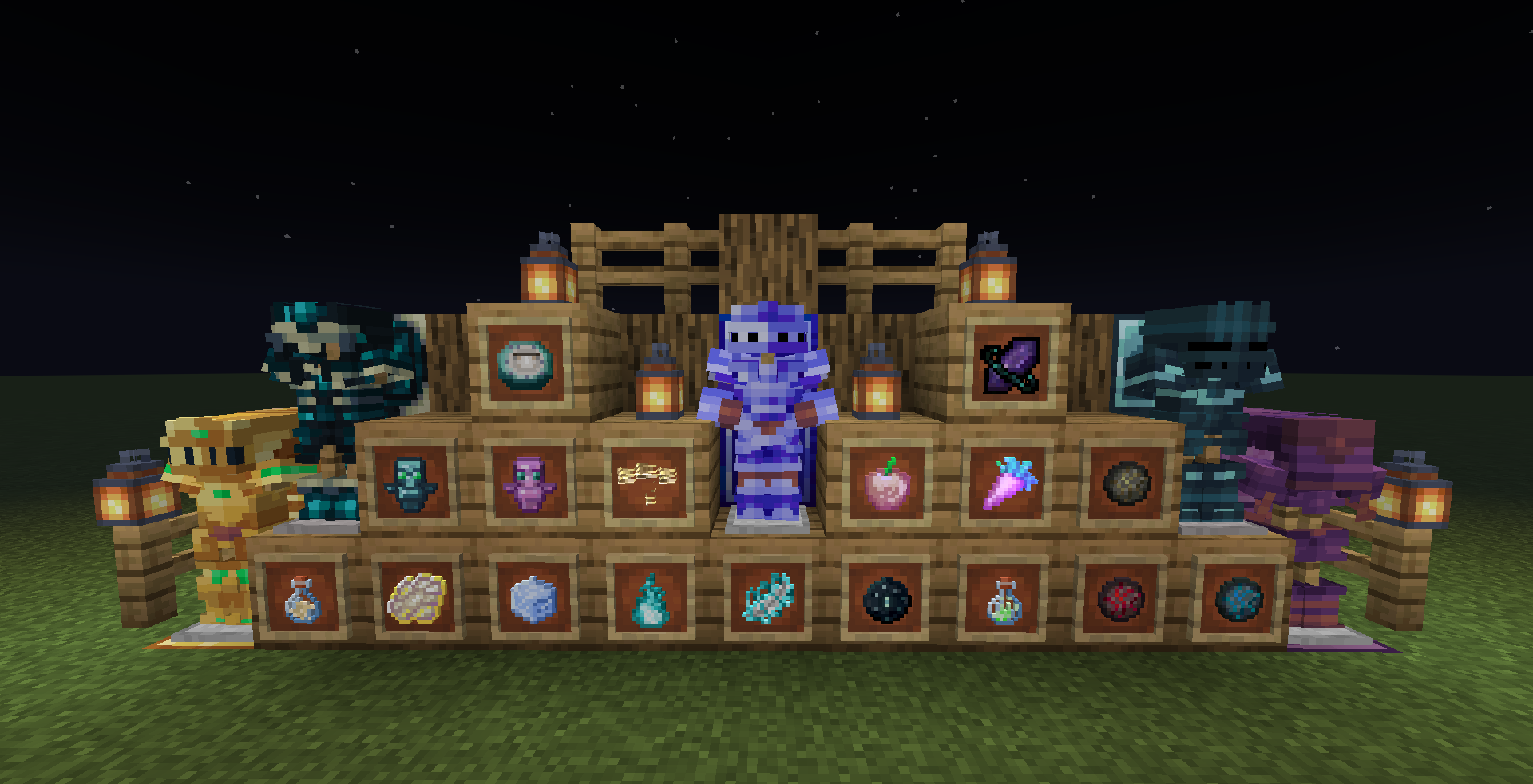 Скриншот Мод L2 Complements [1.19.2, 1.20.1, 1.21, 1.21.1] для Minecraft — новые материалы и заклинания 1