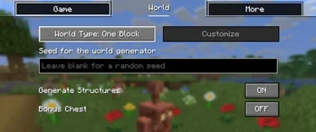 Скриншот One Block Challenge 3