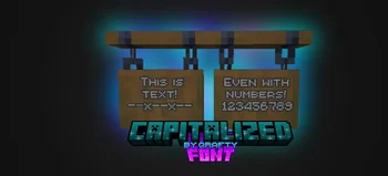 Скриншот qrafty's Capitalized Font 2