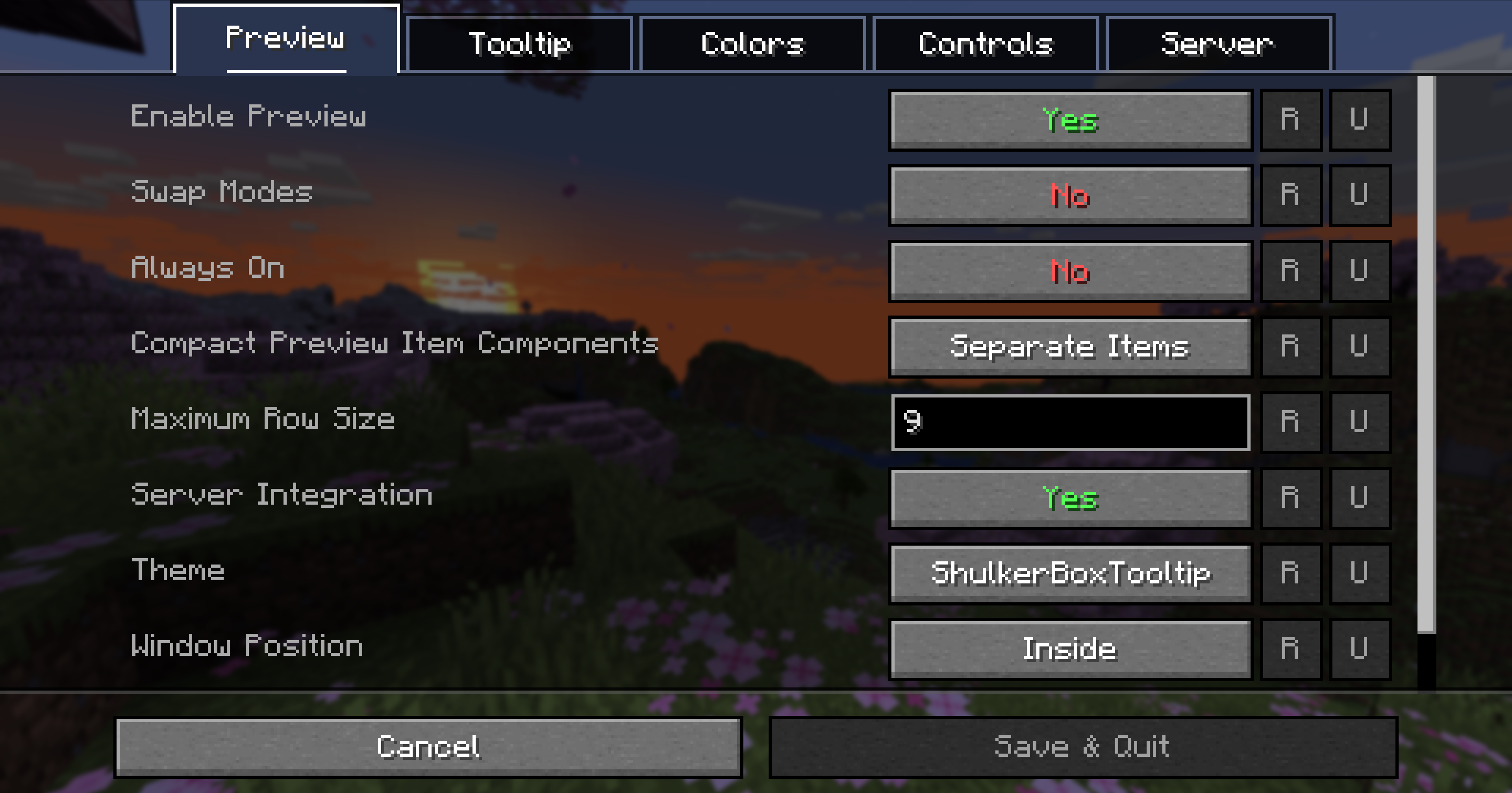 Скриншот Shulker Box Tooltip 1