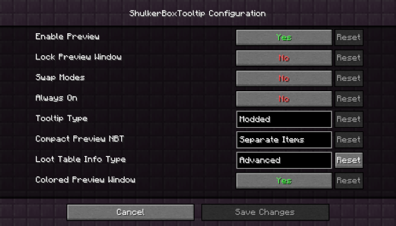 Скриншот Shulker Box Tooltip 6