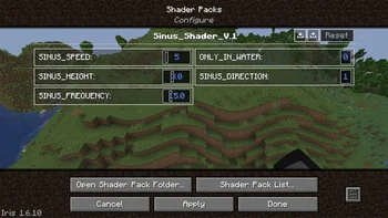 Sinus Shader - Sine Wave