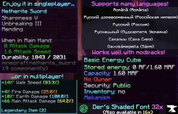 Скриншот Der's Smooth Shaded Font (Faithful 32x) 3