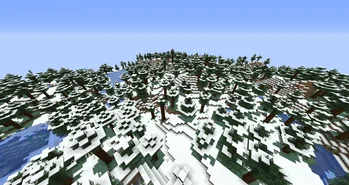 Snow Under Trees
