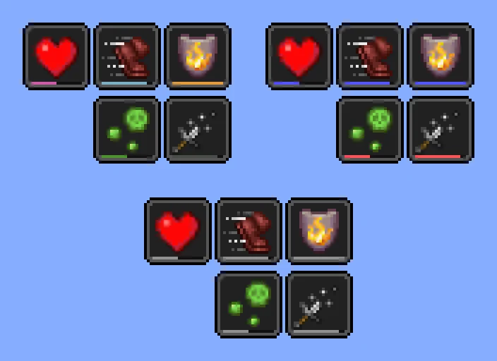 Скриншот Status Effect Bars 3