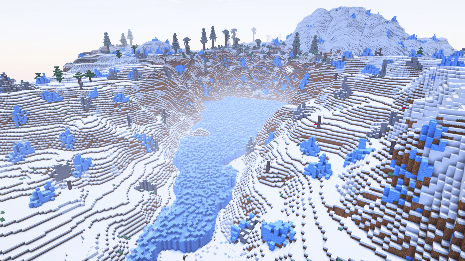 Скриншот Мод The Frostpale [1.21.11] для Minecraft — выживание в замороженном мире 3