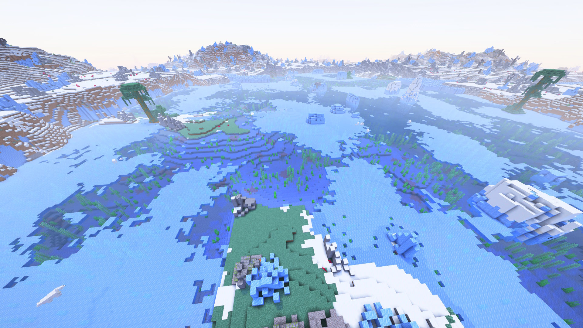 Скриншот Мод The Frostpale [1.21.11] для Minecraft — выживание в замороженном мире 4