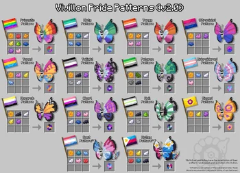 Скриншот Vivillon Pride Patterns [Cobblemon] 2