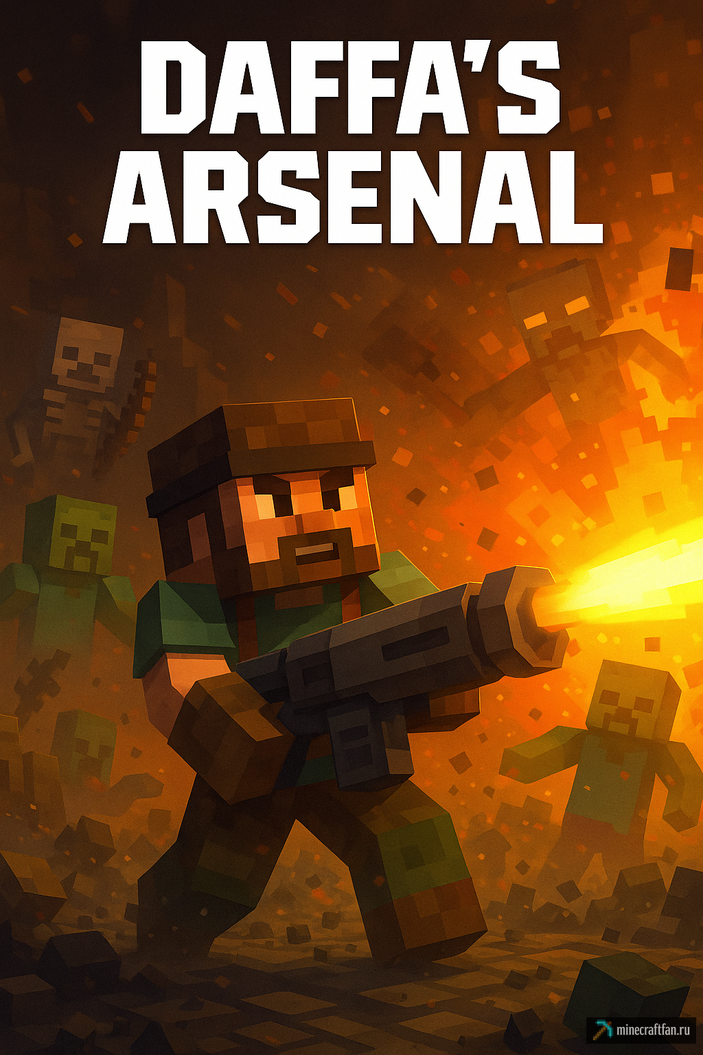 Daffa’s Arsenal для Майнкрафт 1.20.1 — арсенал будущего в твоих руках