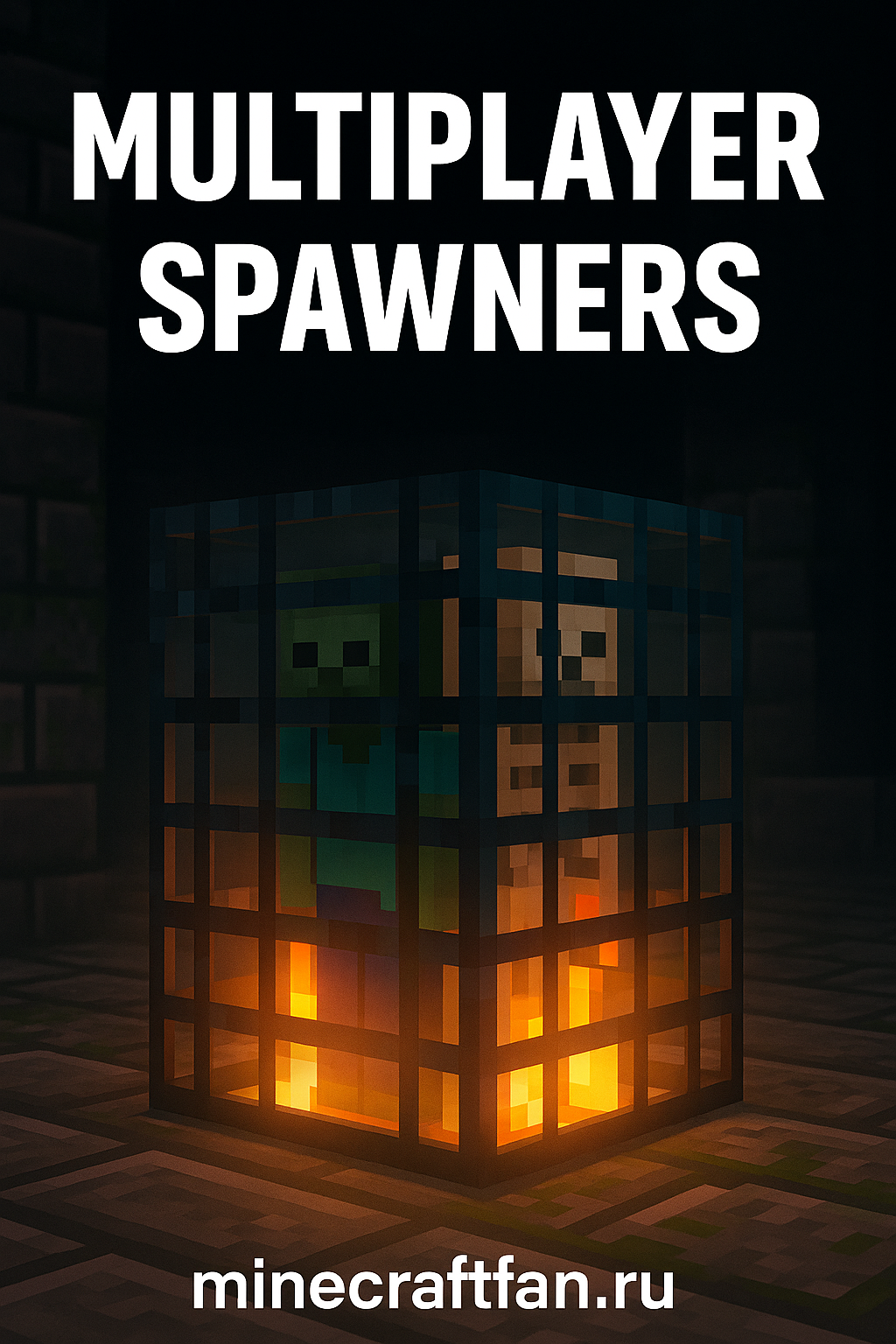 Мод Multiplayer Spawners для Minecraft 1.20.1 — настройка спавнеров в мультиплеере