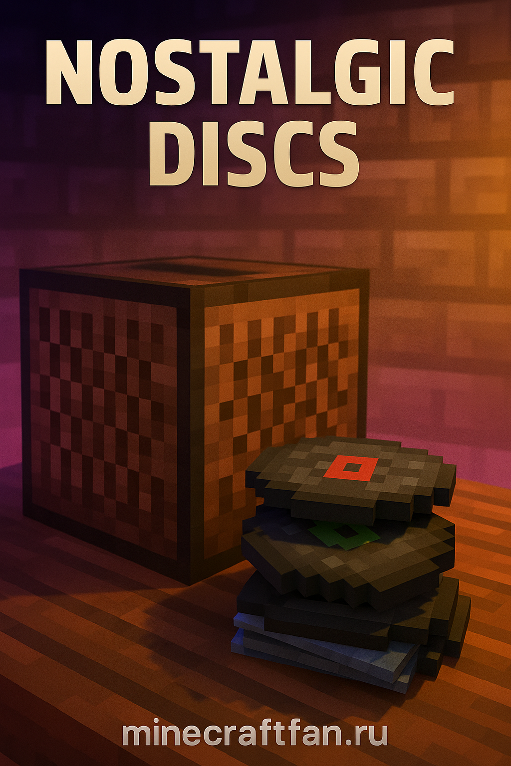Мод Nostalgic Discs для Minecraft 1.20.1 — новые музыкальные пластинки