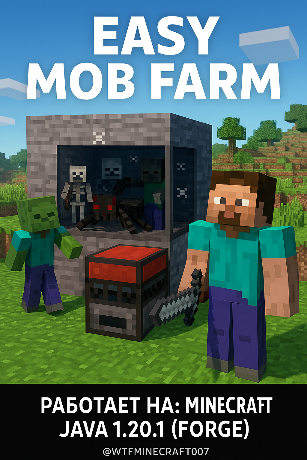 Easy Mob Farm — автоматизируй фарм мобов за пару кликов!
