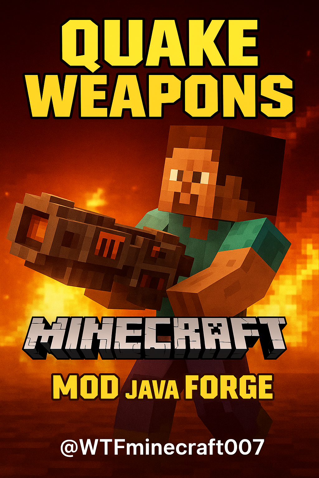 Quake Weapons — легендарное оружие из Quake в Minecraft!