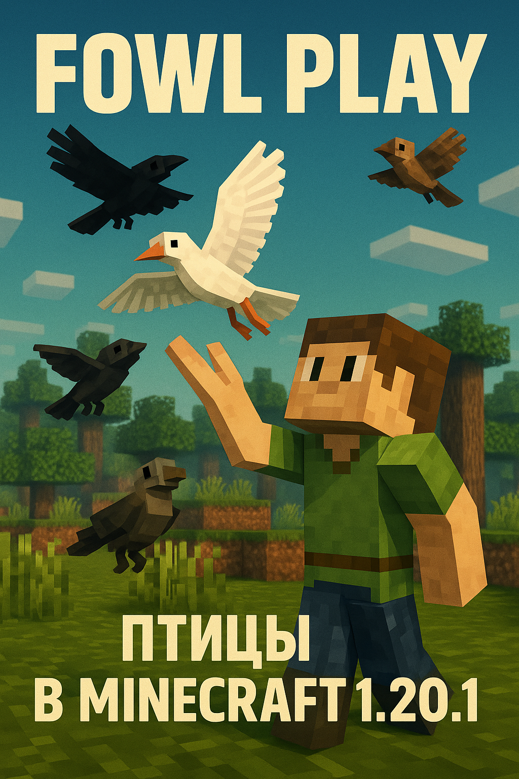 Fowl Play — живые птицы в Minecraft