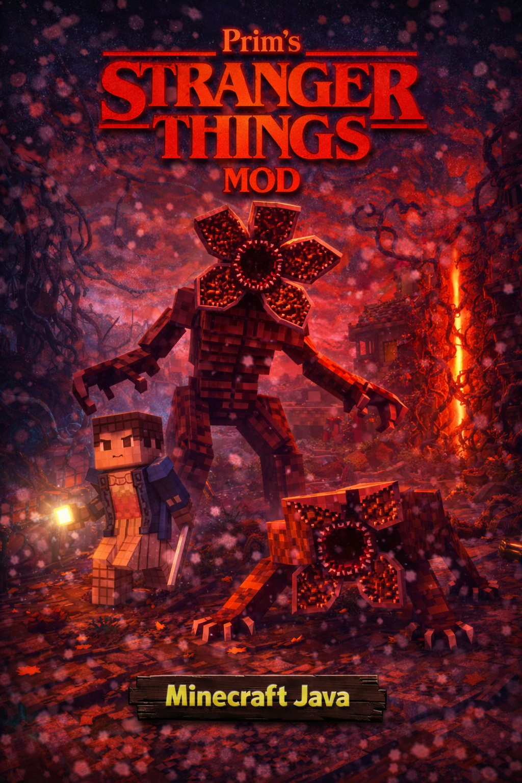 Очень странные дела майнкрафт — вселенная Stranger Things в Minecraft