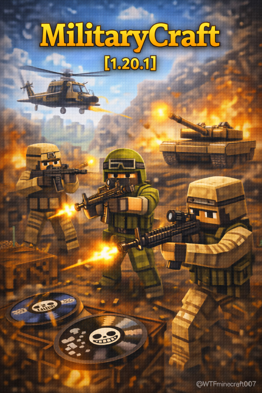 MilitaryCraft — военный экшен и тактические баталии в Minecraft