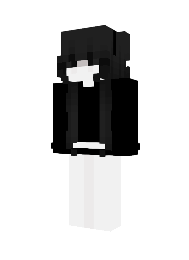 Скин B&w girl (Девочки) для Майнкрафт
