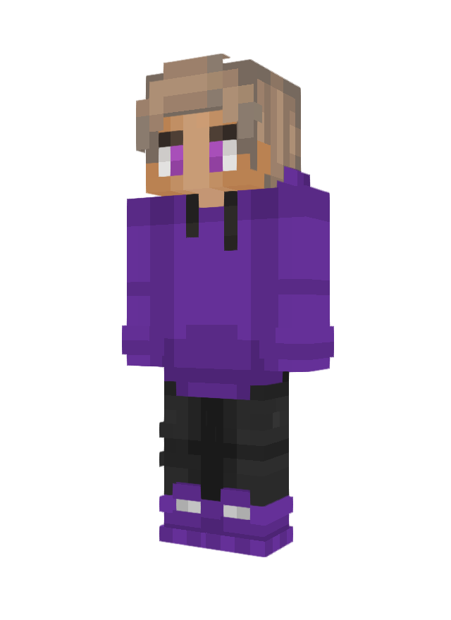 Скин Purple chel (Мальчики) для Майнкрафт