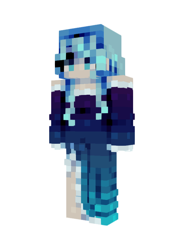 Скин Ocean girl (Девочки) для Майнкрафт