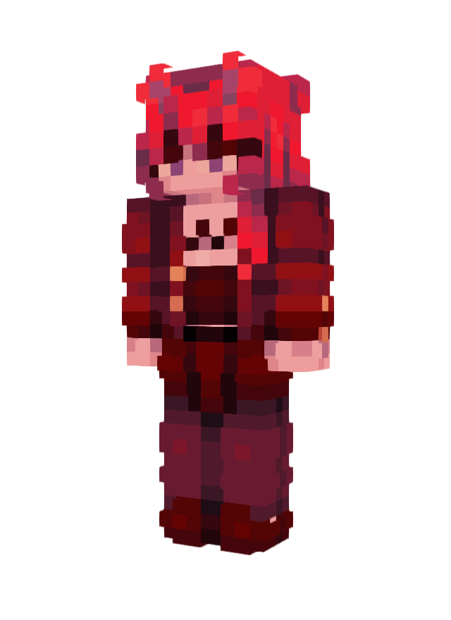 Скин Red girl (Девочки) для Майнкрафт