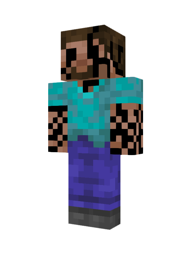 Скин Corrupted steve (Мальчики) для Майнкрафт